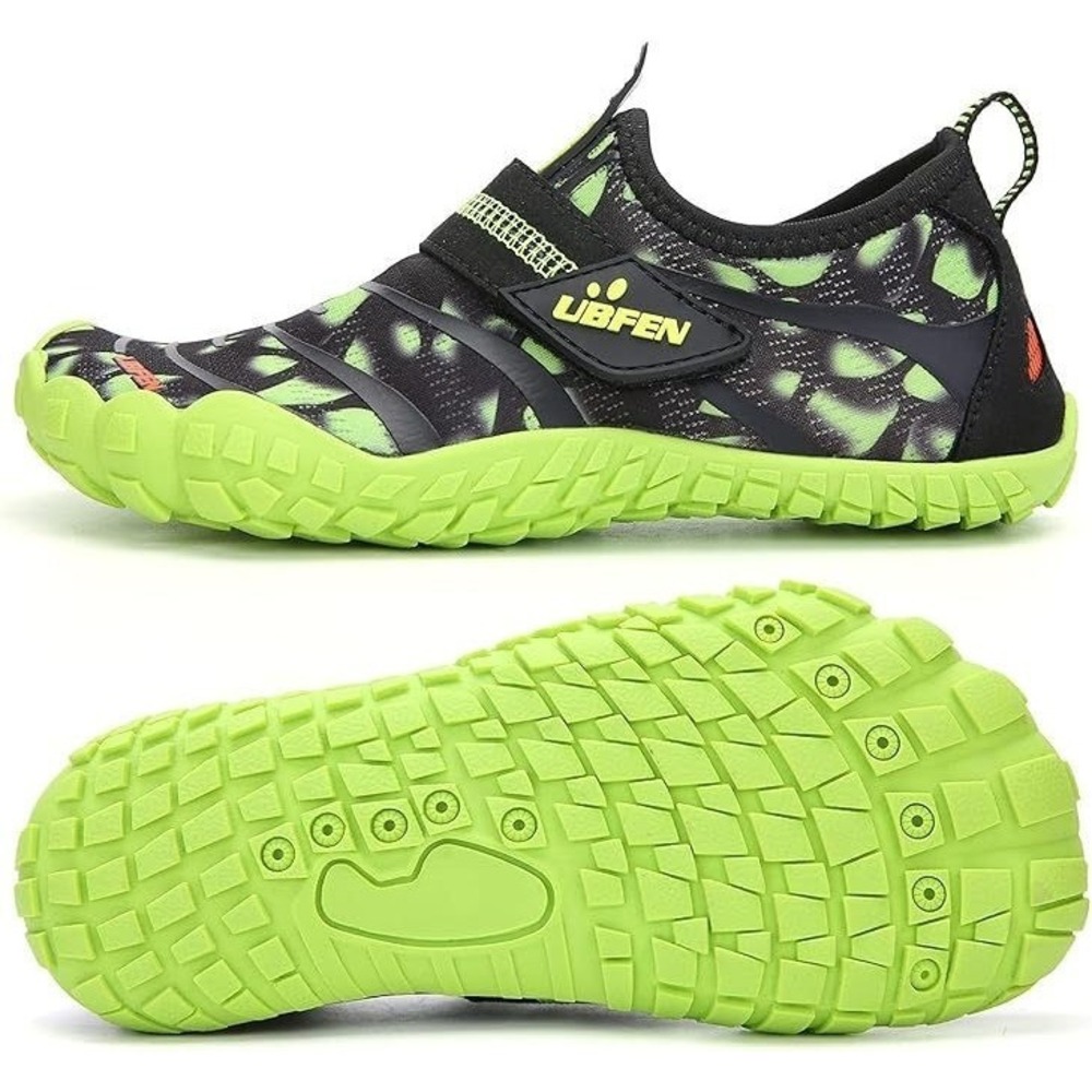 UBFEN Unisex Kids Boys Girls Beach Sport Quick Dry‎ Water Shoes - Green - 37